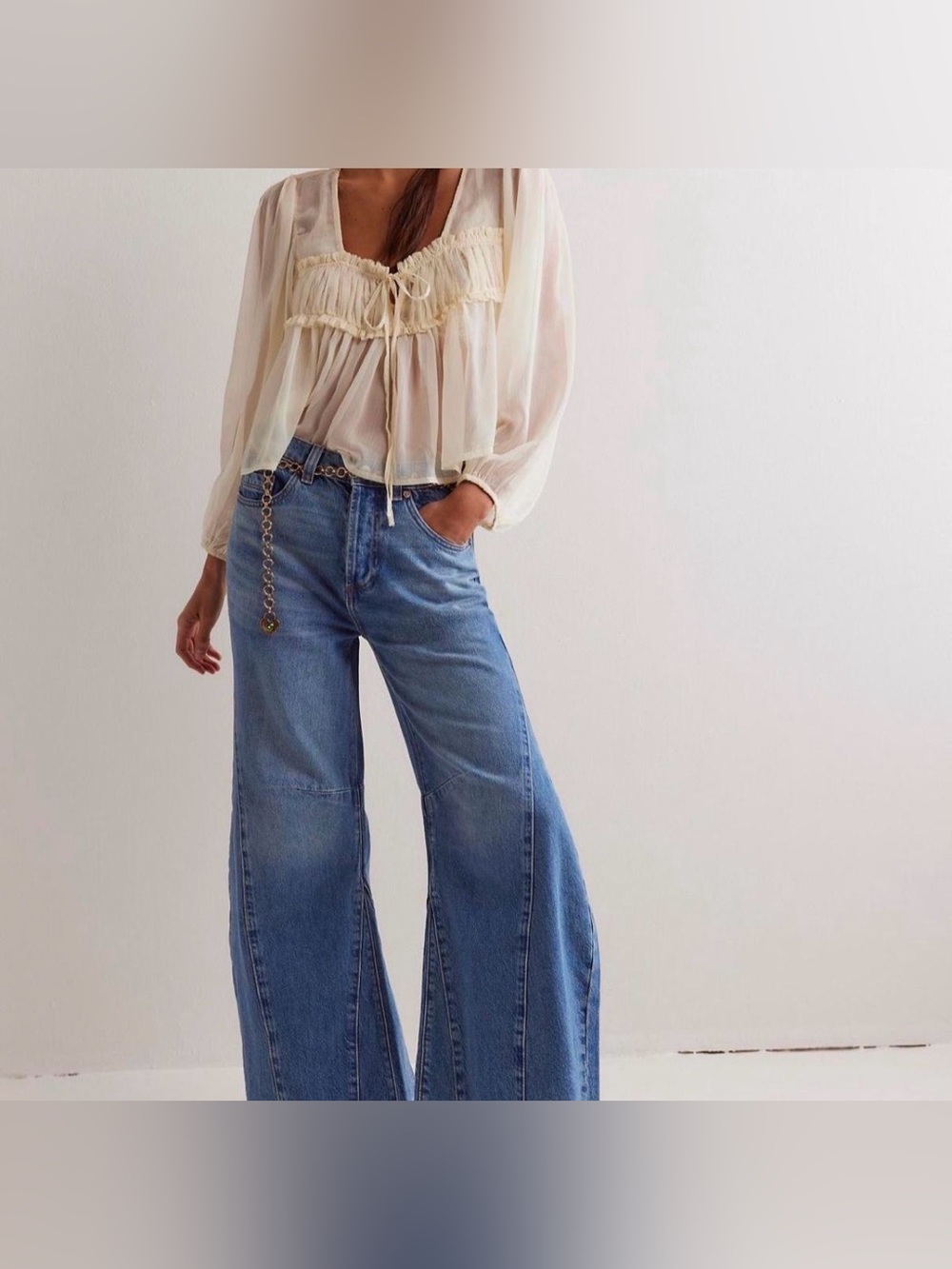✨NWOT We the Free Eden High Slouchy Flare Jeans 26 ✨